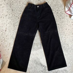 Pinkyotto NY Black Wide Leg Corduroy Pants